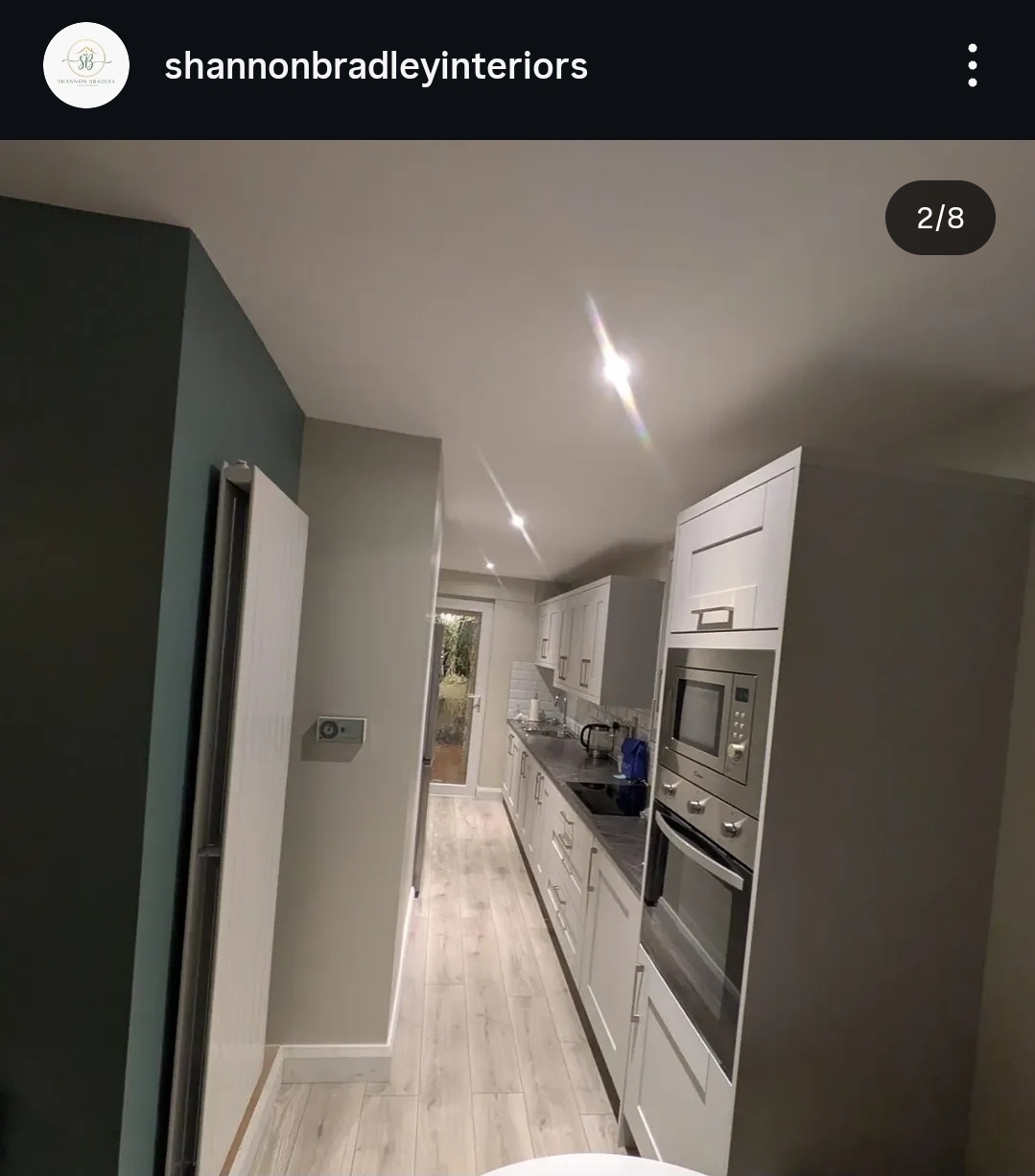 After: Galley kitchen