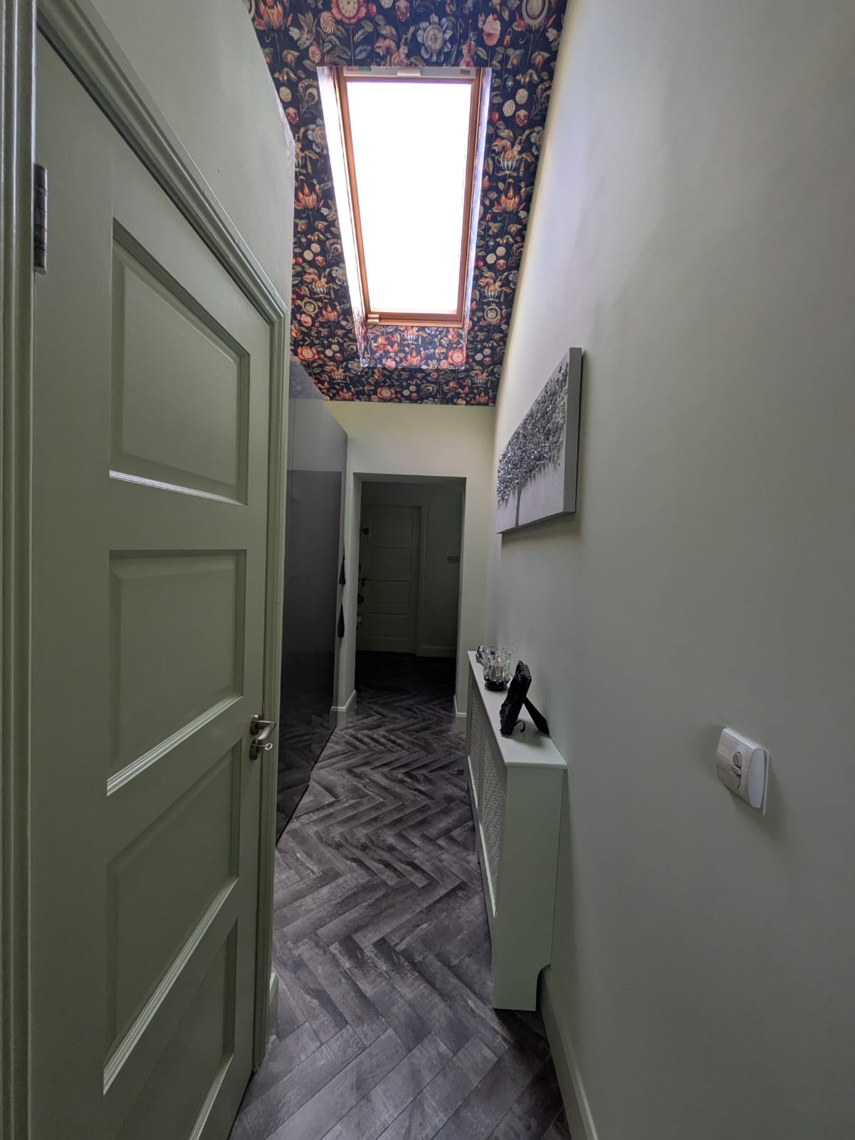 After: Hallway skylight detail