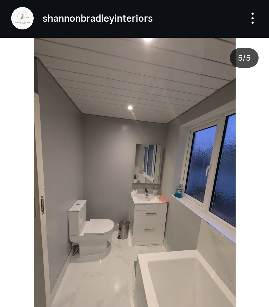 After: Compact bathroom