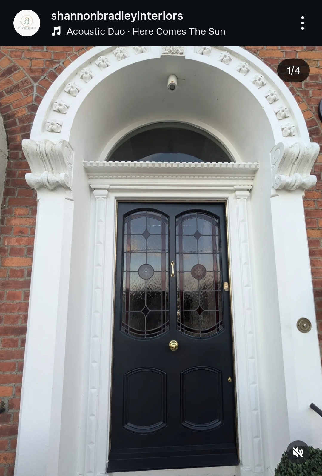 After: Front door and entrance surround